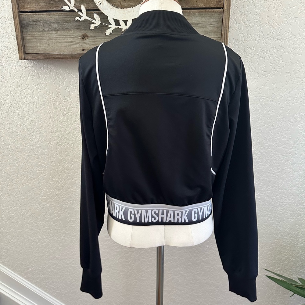 Gymshark‎ Recess black track top full zip ladies size Large - Picture 2 of 8